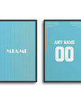 Print with the Inter Miami 2024 Alternate football shirt design by RIPA Football