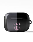 AirPods case with the Inter Miami 2025 Away football shirt design by RIPA Football