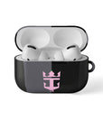 AirPods case with the Inter Miami 2025 Away football shirt design by RIPA Football