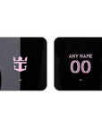 Coaster with the Inter Miami 2025 Away football shirt design by RIPA Football