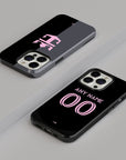 Phone case with the Inter Miami 2025 Away football shirt design by RIPA Football