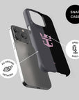 Phone case with the Inter Miami 2025 Away football shirt design by RIPA Football
