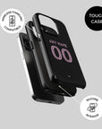 Phone case with the Inter Miami 2025 Away football shirt design by RIPA Football