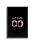 Print with the Inter Miami 2025 Away football shirt design by RIPA Football