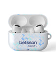 AirPods case with the Inter Milan 2025-26 Away football shirt design by RIPA Football