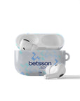 AirPods case with the Inter Milan 2025-26 Away football shirt design by RIPA Football