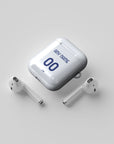 AirPods case with the Inter Milan 2025-26 Away football shirt design by RIPA Football