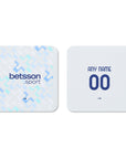Coaster with the Inter Milan 2025-26 Away football shirt design by RIPA Football