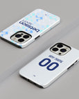 Phone case with the Inter Milan 2025-26 Away football shirt design by RIPA Football