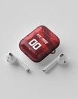 AirPods case with the Internacional 2026 Third football shirt design by RIPA Football