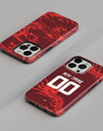 Phone case with the Internacional 2026 Third football shirt design by RIPA Football