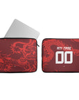 Laptop sleeve with the Internacional 2026 Third football shirt design by RIPA Football