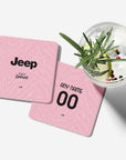 Coaster with the Juventus 2026-27 Away football shirt design by RIPA Football