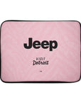 Laptop sleeve with the Juventus 2026-27 Away football shirt design by RIPA Football
