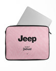 Laptop sleeve with the Juventus 2026-27 Away football shirt design by RIPA Football