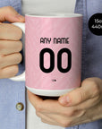 Mug with the Juventus 2026-27 Away football shirt design by RIPA Football