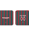 Coaster with the Fluminense 2026 Home football shirt design by RIPA Football