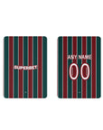 iPad case with the Fluminense 2026 Home football shirt design by RIPA Football