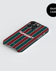 Phone case with the Fluminense 2026 Home football shirt design by RIPA Football