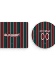 Mouse pad with the Fluminense 2026 Home football shirt design by RIPA Football