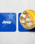 Coaster with the Juventus 2014-15 Away football shirt design by RIPA Football