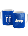 Mug with the Juventus 2014-15 Away football shirt design by RIPA Football