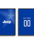 Print with the Juventus 2014-15 Away football shirt design by RIPA Football