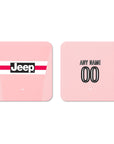 Coaster with the Juventus 2015-16 Away football shirt design by RIPA Football