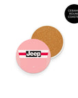 Coaster with the Juventus 2015-16 Away football shirt design by RIPA Football