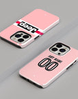 Phone case with the Juventus 2015-16 Away football shirt design by RIPA Football