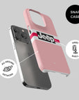 Phone case with the Juventus 2015-16 Away football shirt design by RIPA Football