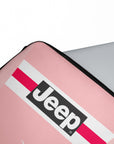 Laptop sleeve with the Juventus 2015-16 Away football shirt design by RIPA Football