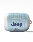 AirPods case with the Juventus 2025-26 Away football shirt design by RIPA Football