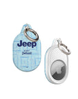 AirTag holder with the Juventus 2025-26 Away football shirt design by RIPA Football