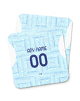 Coaster with the Juventus 2025-26 Away football shirt design by RIPA Football