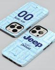 Phone case with the Juventus 2025-26 Away football shirt design by RIPA Football