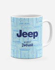 Mug with the Juventus 2025-26 Away football shirt design by RIPA Football
