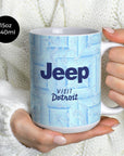 Mug with the Juventus 2025-26 Away football shirt design by RIPA Football