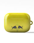 AirPods case with the Leeds United 2026-27 Away football shirt design by RIPA Football