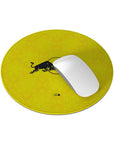 Mouse pad with the Leeds United 2026-27 Away football shirt design by RIPA Football