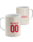Mug with the Liverpool 2025-26 Away football shirt design by RIPA Football
