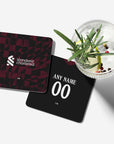 Coaster with the Liverpool 2026-27 Third football shirt design by RIPA Football