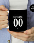 Mug with the Liverpool 2026-27 Third football shirt design by RIPA Football