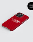 Phone case with the Olympique Lyonnais 2026-27 Away football shirt design by RIPA Football
