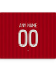 Mouse pad with the Olympique Lyonnais 2026-27 Away football shirt design by RIPA Football