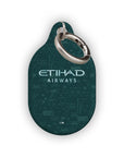 AirTag holder with the Manchester City 2025-26 Fourth football shirt design by RIPA Football