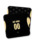 Coaster with the Manchester City 2026-27 Away football shirt design by RIPA Football