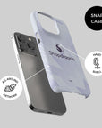 Phone case with the Manchester United 2025-26 Away football shirt design by RIPA Football