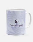 Mug with the Manchester United 2025-26 Away football shirt design by RIPA Football