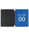 iPad case with the Manchester United 2026-27 Away football shirt design by RIPA Football